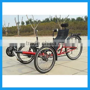 Two Front Wheel Folding Recumbent Trike For Adult thumbnail-4