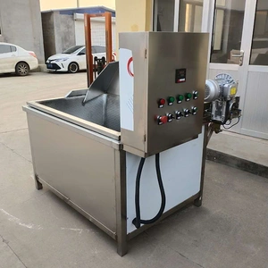 Continuous Fried Onion Maker Green Beans Frying Machine Manufacturer Fried Chips Machine Price thumbnail-3