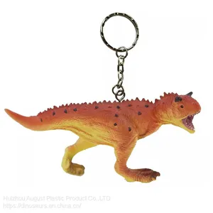 PVC Jurassic Dinosaur Keychain Hot Selling Dinosaur Animal Key Chain Promotion Gift Keychain thumbnail-1