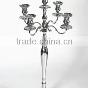 Crystal Hanging Silver Candelabra thumbnail-5