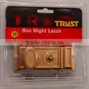 Strong Zinc Alloy Night Latch With Brass Cylinder thumbnail-1