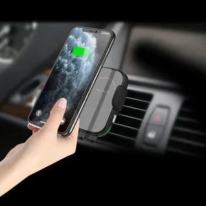 Wireless Charger Car Holder is Suitable for Vent Installation Car Phone Holder Fast Wireless Charging Charger thumbnail-4