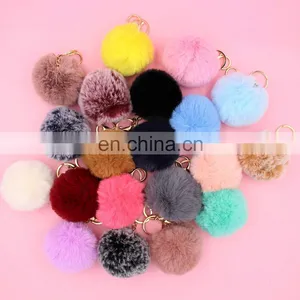 Wholesale Decoration Rabbit Fur Pom Poms Fox Ball for Beanie thumbnail-3