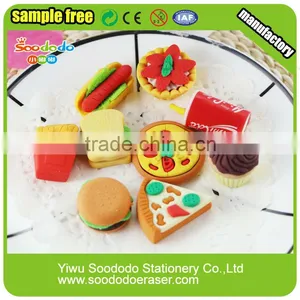 Fast Food Shape Chinese Eraser Manufacturer thumbnail-1