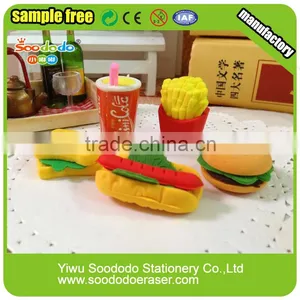 3D Shaped Stiationery Various Shaped Eraser thumbnail-3