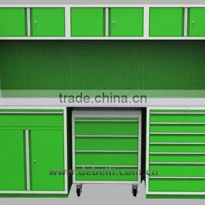 Metal Box With Workbench,Tool Storage Cabinet AX-ZHG0068-BL thumbnail-2