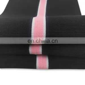 1*1 2*1 Knitted Stripe Ribbed for Brand Cuff Ribbing 100 Polyester Rib Knit thumbnail-3