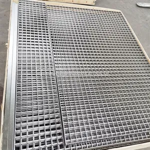 Stainless Steel Catwalk Step Grating Plate Plug-in Platform Steel Grating Manufacturer Wholesale Stainless Steel Thickened Steel Grating thumbnail-5