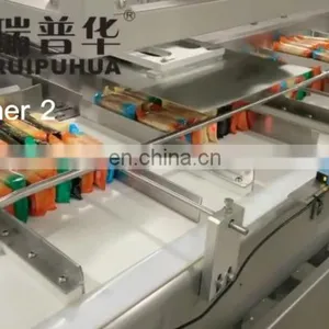 Cake Wafer Cracker HFFS Multipack Small Pouch Into Plastic Bag Automatic Feeding Packing System thumbnail-5