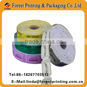 Printed Tickets Raffle Ticket thumbnail-1