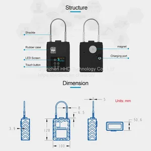 G360 Password GPS Padlock E Smart Lock thumbnail-4
