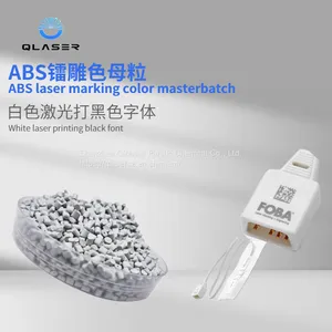 ABS Light Color Engraving Black Masterbatch White Laser Black Font thumbnail-2
