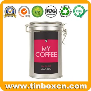 Customized Airtight Coffee Tin Box With Plug Lid and Flush Appearance thumbnail-3