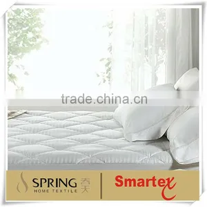 Quilted Mattress Protector With Elastic Skirt thumbnail-1