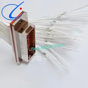 J36A Series Rectangular Connector Plug Socket J36A-38ZJB-20CM thumbnail-1