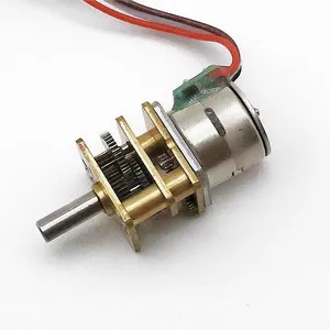 SM10 Stepper Motor With Gearbox 10mm Stepper Motor 5v 14Ω 128：1 thumbnail-1