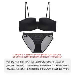 Wholesale Women's Constant Convertible Strap Lightly Lined Demi Bra Half-Cup Bra Strapless Bra thumbnail-3