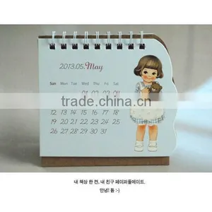 2014 New Desk Calendar, Paper Calendar With Custom Design Printing for Gifts thumbnail-3