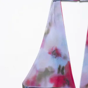 Spring New Dress for Women, Slim Fit and Casual Round Neck, Sleeveless Design, Niche Print thumbnail-4
