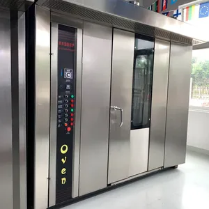 16/32/64 Trays Rotary Rack Oven Gas/Diesel/Electric Hot Air Cake Baking Chicken Loaf Bread Rotary Oven for Pizza/Bread/Cake/Biscuit/Cookie thumbnail-3
