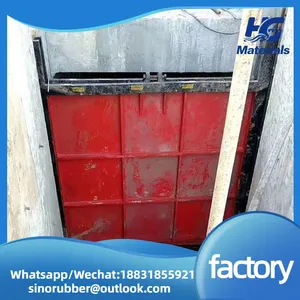Cast Iron Canal Gate, Round and Square Sewage Pipe Side-opening 304 Gate, Anti-backflow Water-stopping Steel Reservoir Flap Gate Factory thumbnail-2