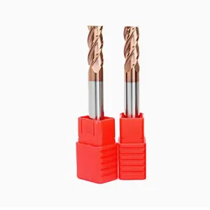 65HRC 4 Flutes 30 Helix Cemented Carbide Endmill for Harden Steel thumbnail-3
