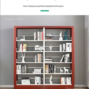 Superior Quality Modular Academic Steel Library Shelves With Booktop Design : Perfect for Libraries, Offices, and Homes-OEM/ODM thumbnail-1