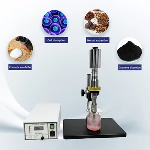 500w Ultrasonic Homogenizer Mixer Lab Small Portable Sonicator Condensation Ultrasonic Homogenizer thumbnail-4