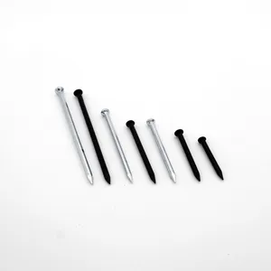 Black Concrete Steel Nails Smooth Shank 2