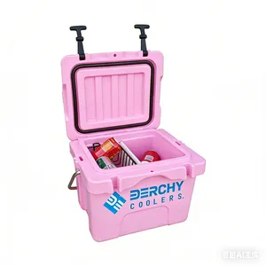 15QT Insulated Ice Chest Hard Cooler W/Portable Handles 3 Day Ice Retention for Drink, Beverage, Camping, Fishing, Beach thumbnail-2