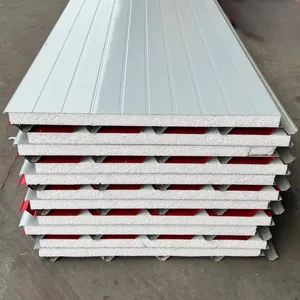 High Quality Carved Metal Polyurethane Sandwich Panel Modern Design Wall Decoration Foam for Workshop Use thumbnail-1