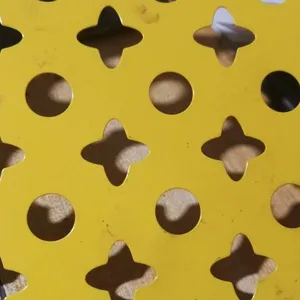 Custom Round Hole Perforated Metal Sheet Aluminum Stainless Steel Copper for Cellular Concrete Wall thumbnail-2