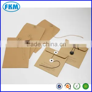 Handmade Custom Size Kraft String Envelopes thumbnail-1