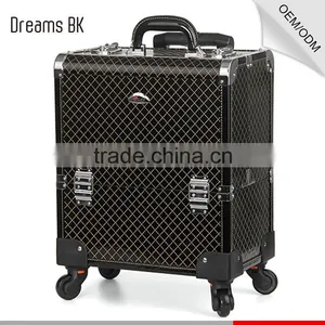 Guangzhou Factory Cheap Price Trolley Makeup Case With Trays thumbnail-2