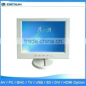 DTK-1008 10.4inch White Color LCD Monitor With USB/SD; USB Monitor thumbnail-1