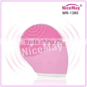 Populer Electronic Silicone Cleansing Brush Face Skin Care Device MR-1385A thumbnail-2