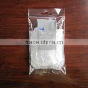Disposable PE Plastic Bouffant Shower Cap thumbnail-3
