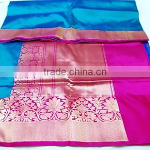 Banarasi Handloom Silk Saree thumbnail-1