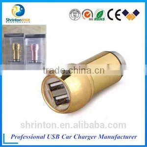 Factory Directly Offer 2 Port Usb Car Charger 5V 2.4A thumbnail-1