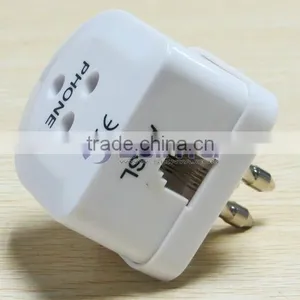 Male to Female With RJ11 Jack 623K Socket Italy ADSL Filter thumbnail-2