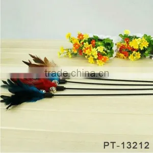 Feather Cat Teaser Stick Toys / Cat Toy Stick thumbnail-1