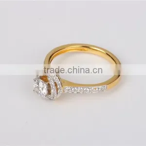 925 Sterling Silver Cubic Zircon Silver Ring Design Wholesale Wedding Ring thumbnail-3