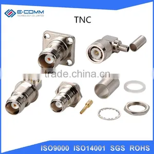 RF Application and Female Gender TNC Straight 4 Hole Square Flange Connector thumbnail-1