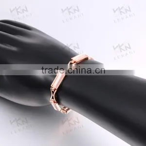 Hot European Custom Handmade 18K Gold Plated Charm Bracelet thumbnail-6