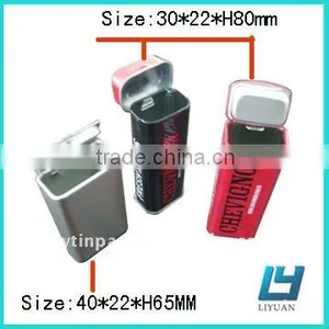 Chewing Gum Tin Box With Hinged Lid thumbnail-1
