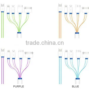 Factory Price Male to Usb Female Cable, Micro Usb Data Charging Cable 4 in 1 thumbnail-3