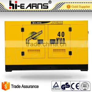 40KVA AC Three Phase Electric Start Brushless Silent Generators thumbnail-1