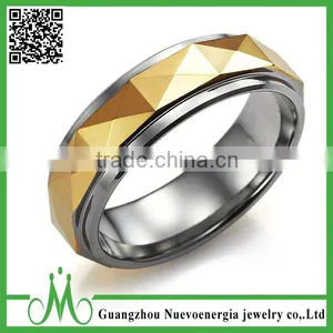 High Quality Engagement Black Inlay Wedding Ring Hot Selling Mens Tungsten Ring Design thumbnail-4