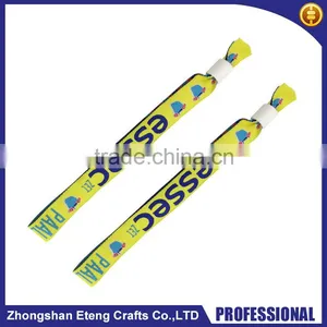 Wholesale Fashion Custom Fabric Bracelets,personalized Woven Fabric Bracelets thumbnail-1