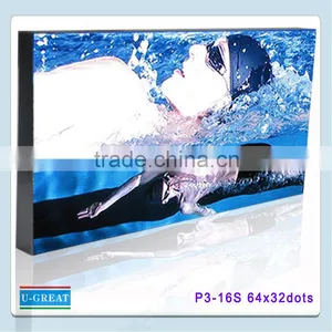 High Quality 64x32 Dots P3 LED Display Module SMD LED Screen Indoor Advertising LED Board Quality Choice thumbnail-1